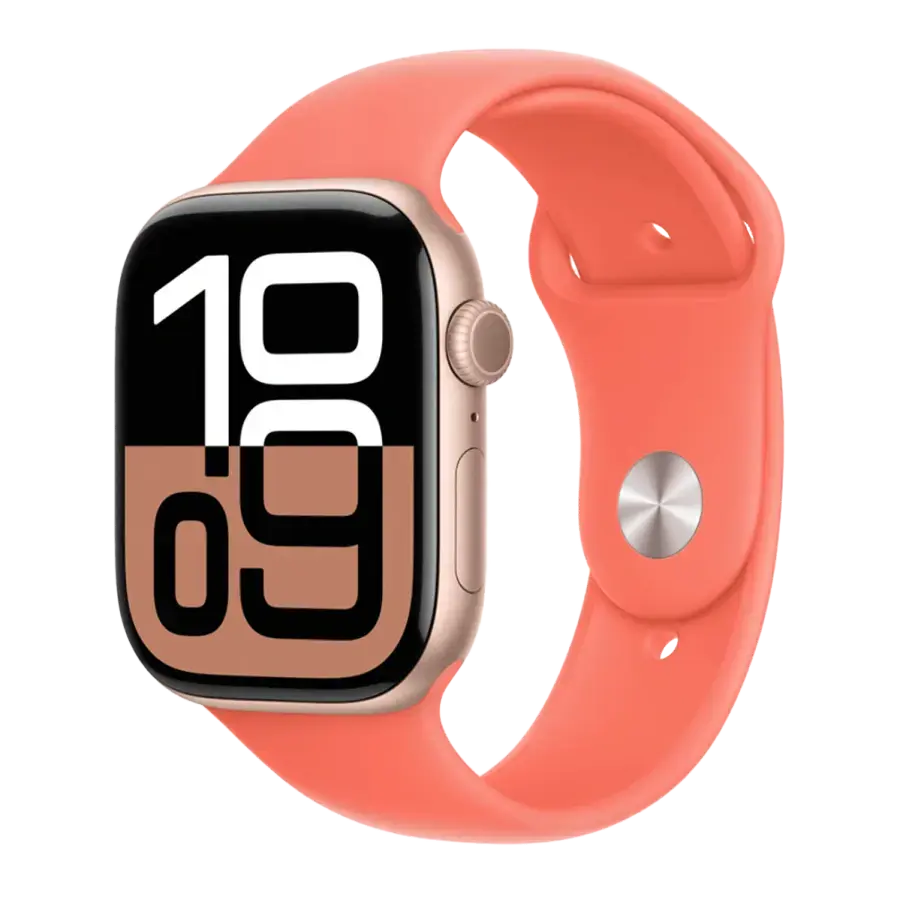 Ремінець Apple Sport Band S/M для Apple Watch 44/45/46/49mm - Tangerine (MDT54)