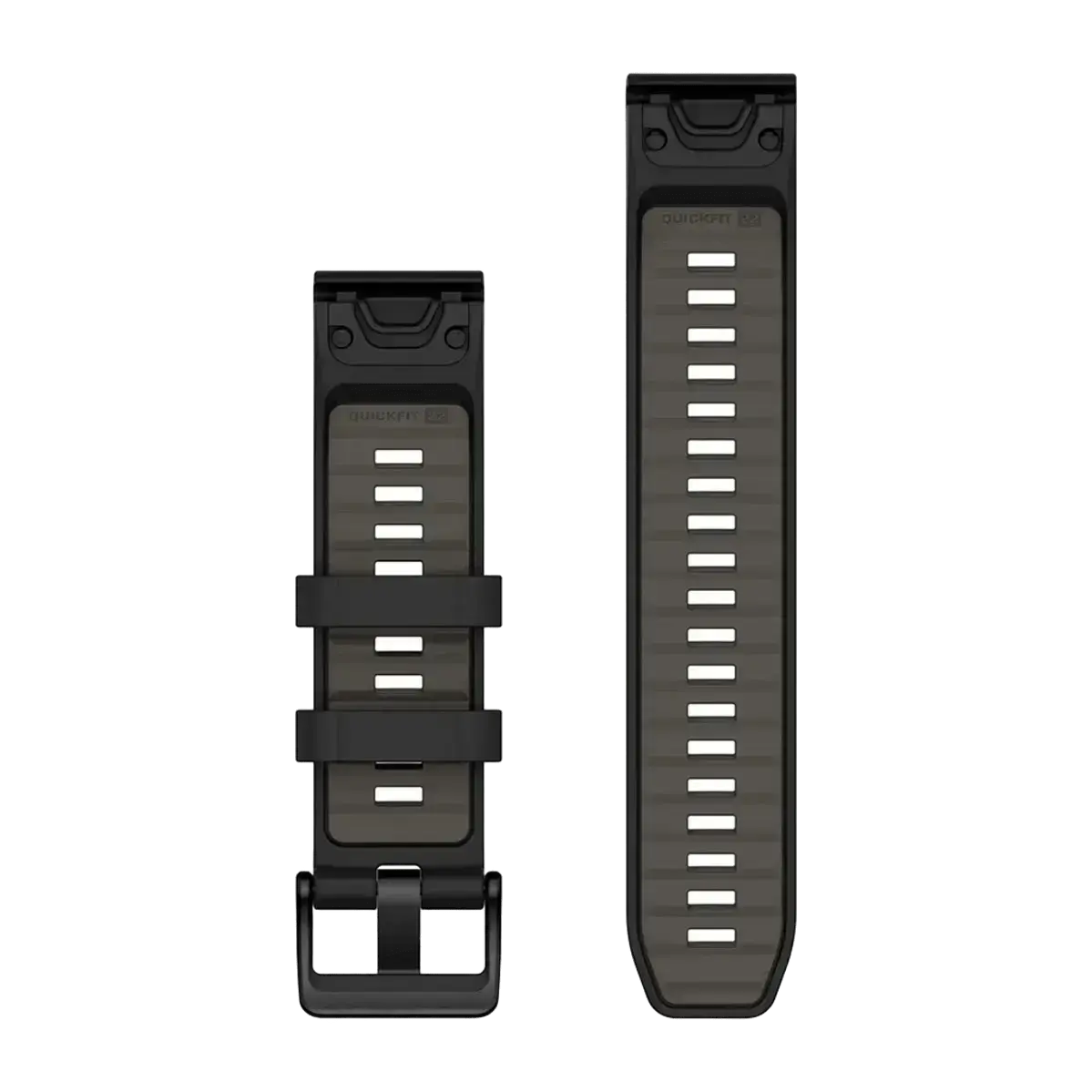 Ремешок Garmin QuickFit 22 Watch Bands Silicone - Black/Pebble Gray (010-13392-00)