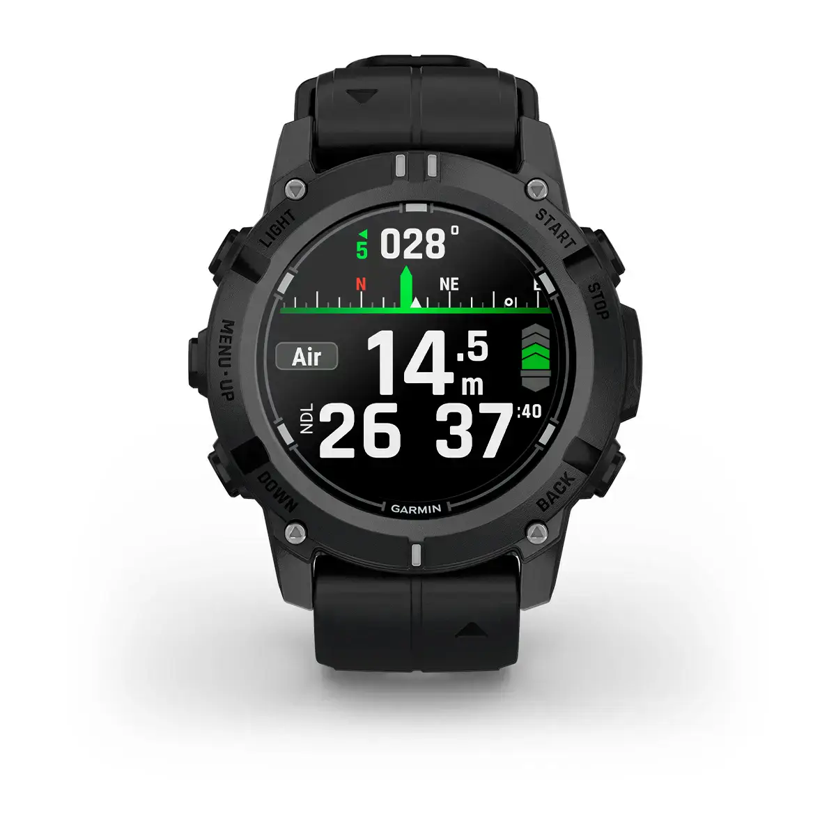 Смарт-годинник Garmin Descent G2 Black with Black Band (010-02986-00)