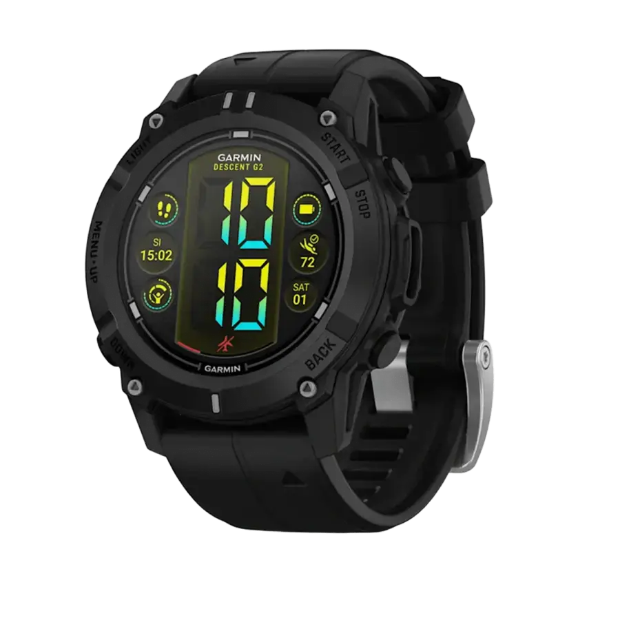 Смарт-годинник Garmin Descent G2 Black with Black Band (010-02986-00)