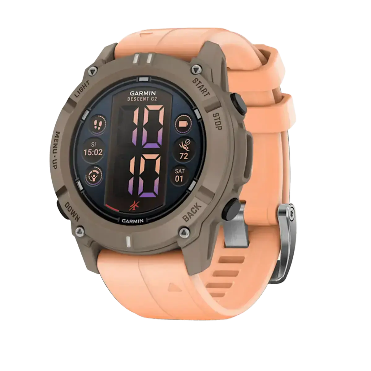 Смарт-годинник Garmin Descent G2 Paloma with Shell Pink Band (010-02986-01)