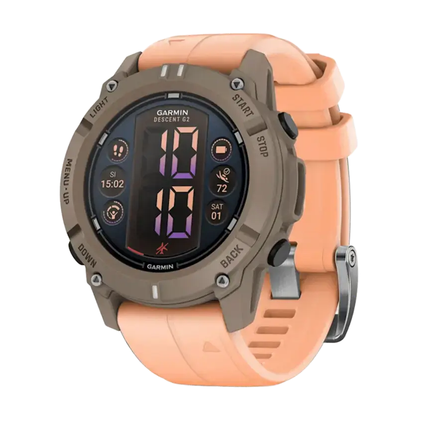 Смарт-годинник Garmin Descent G2 Paloma with Shell Pink Band (010-02986-01)