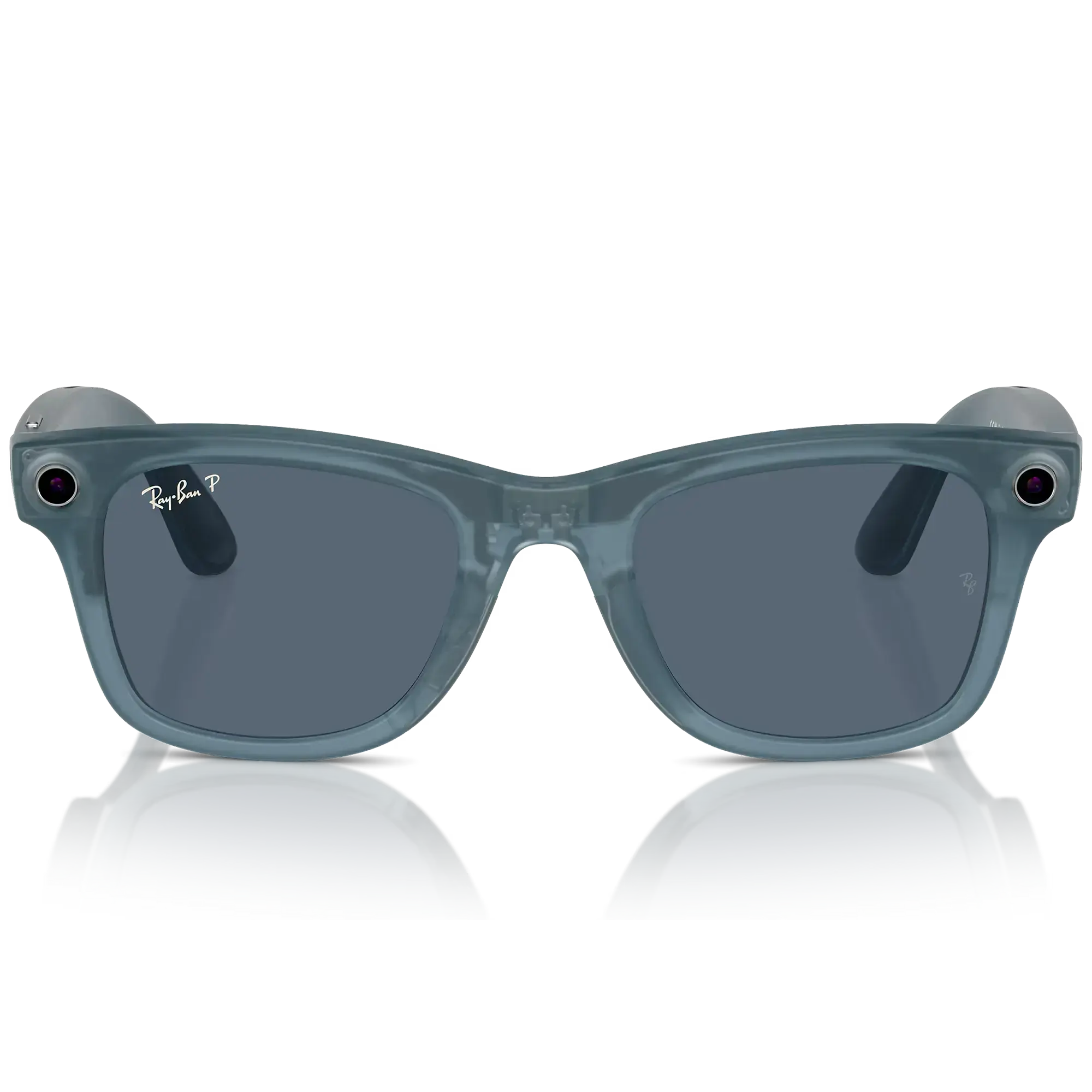 Смарт-окуляри Ray-Ban | Meta Wayfarer Standard - Matte Jeans Transparent / Dusty Blue (RW4006 67552V 50-22)