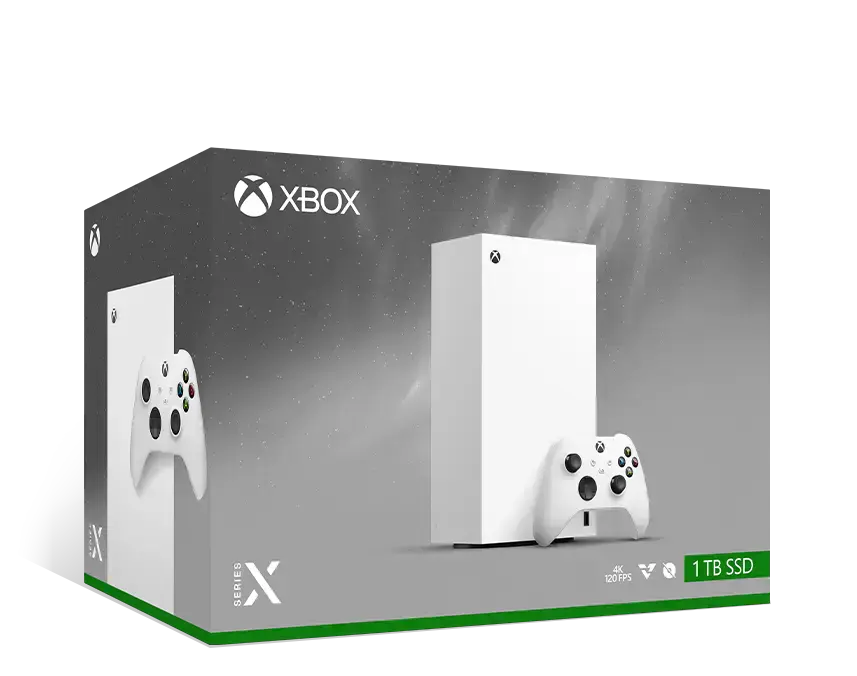 Стаціонарна ігрова приставка Microsoft Xbox Series Х 1TB All-Digital - Robot White (EP2-00692, EP2-00702)