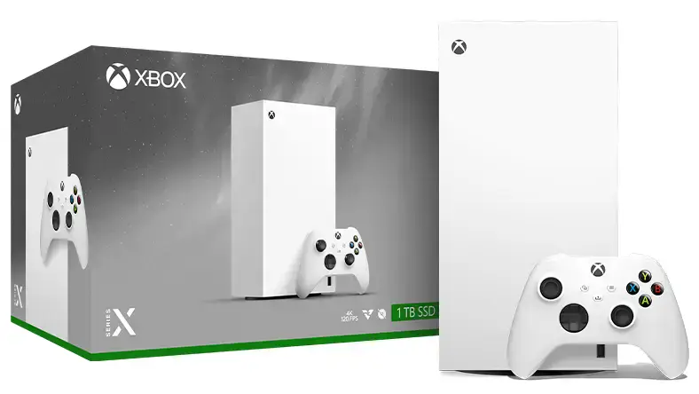 Стаціонарна ігрова приставка Microsoft Xbox Series Х 1TB All-Digital - Robot White (EP2-00692, EP2-00702)