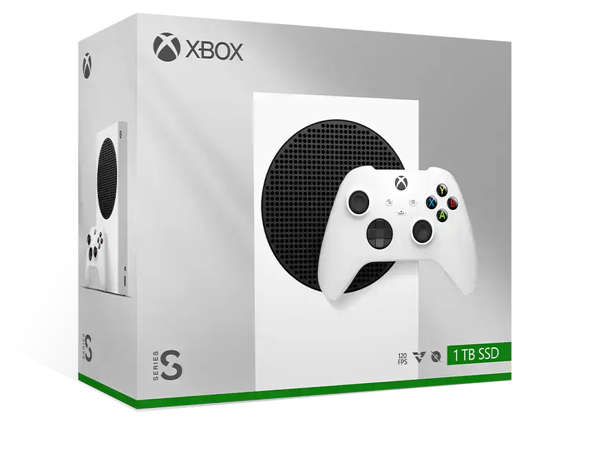 Стаціонарна ігрова приставка Microsoft Xbox Series S 1TB All-Digital - Robot White (EP2-00645)