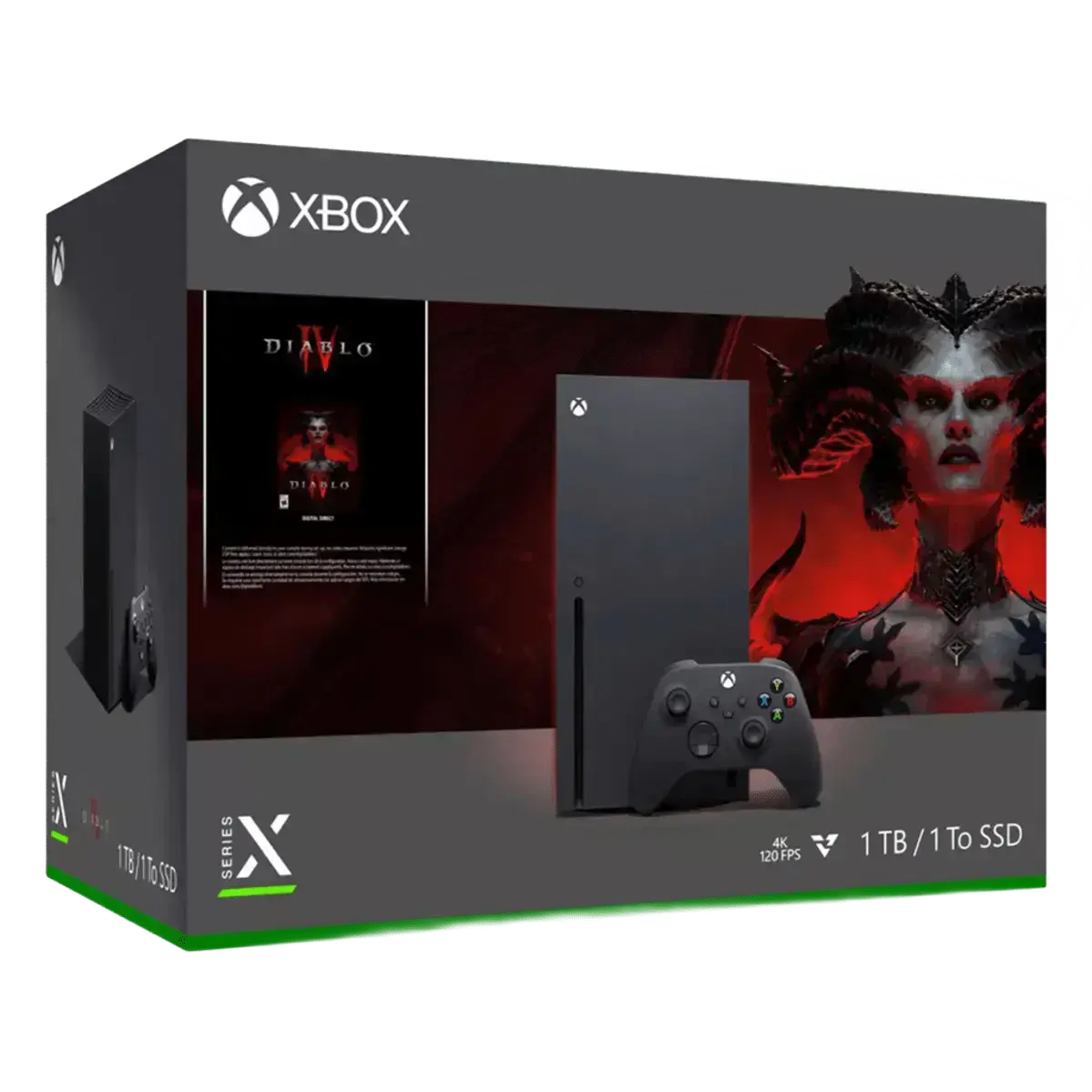 Стаціонарна ігрова приставка Microsoft Xbox Series X 1TB - Diablo IV Bundle (RRT-00035)