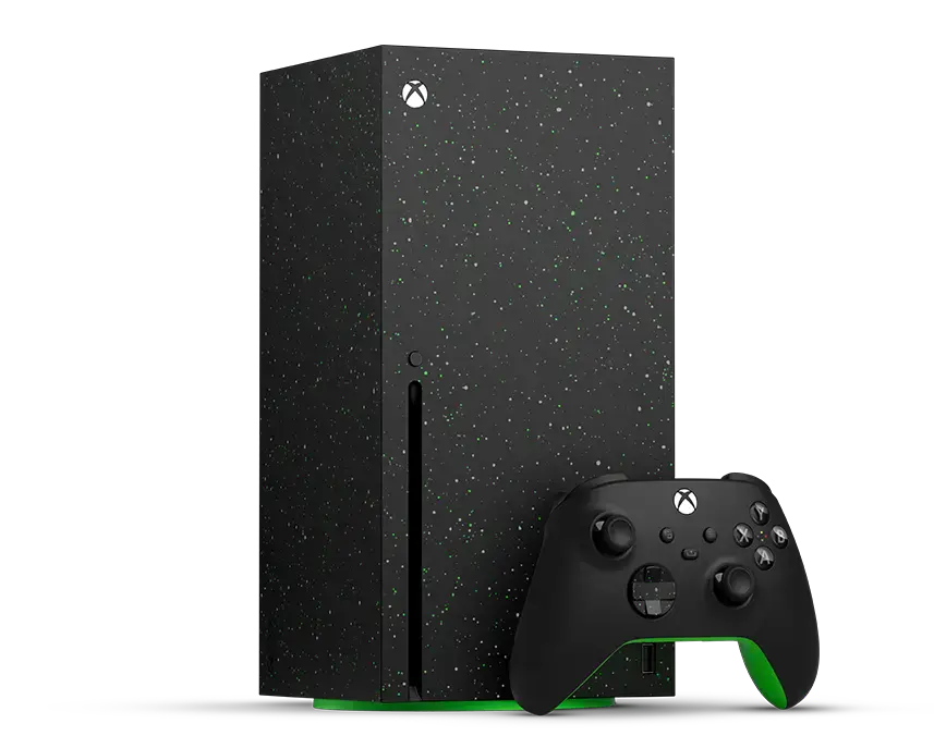 Стаціонарна ігрова приставка Microsoft Xbox Series X 2TB Disc Drive - Galaxy Black Special Edition (EP2-00750)