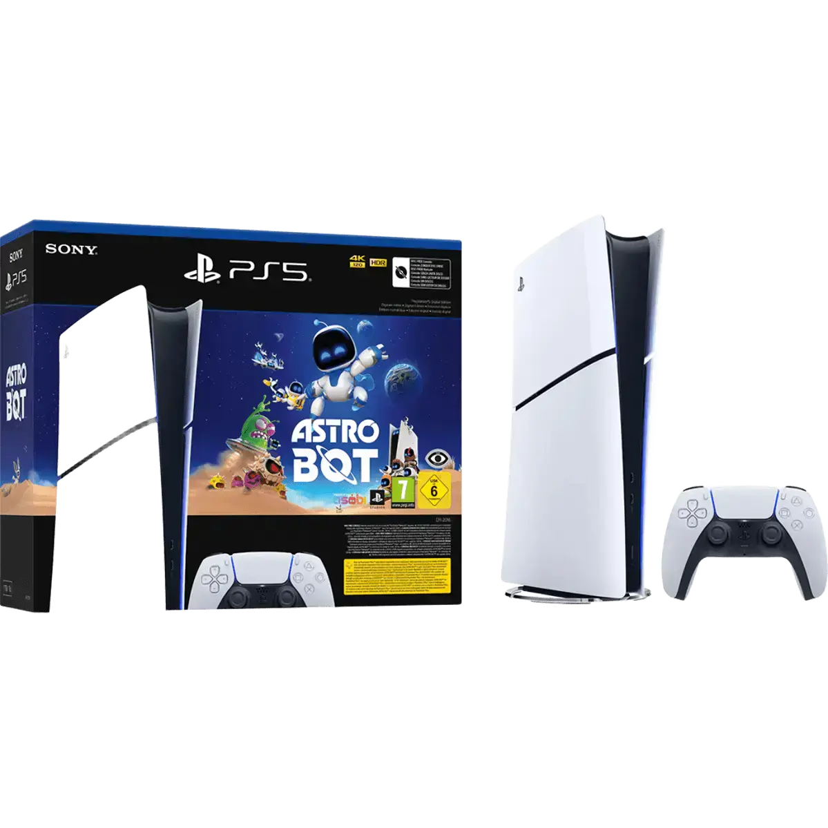 Стационарная игровая приставка Sony PlayStation 5 Slim Digital Edition 1TB - Astro Bot Bundle (1000044336)