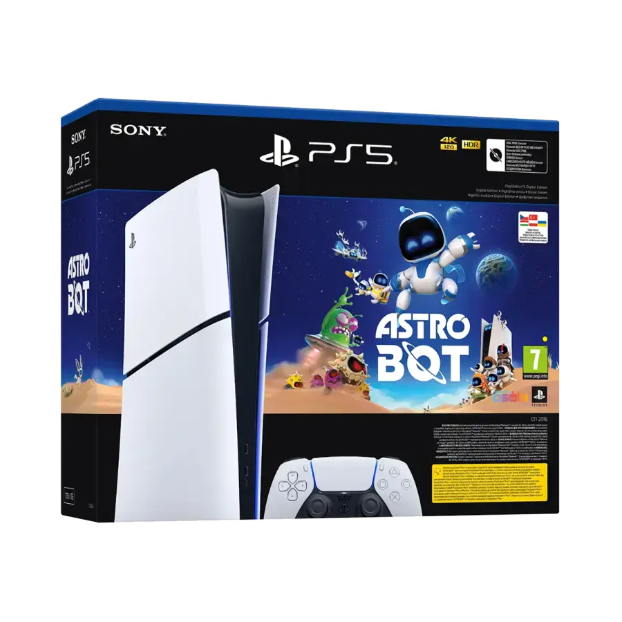 Стаціонарна ігрова приставка Sony PlayStation 5 Slim Digital Edition 1TB - Astro Bot Bundle (1000044336)