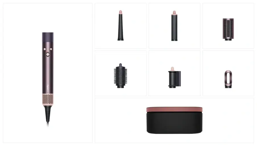 Стайлер для прямых и волнистых волос Dyson Airwrap i.d. Multi-Styler and Dryer Straight to Wavy - Jasper Plum (599021-01) EU