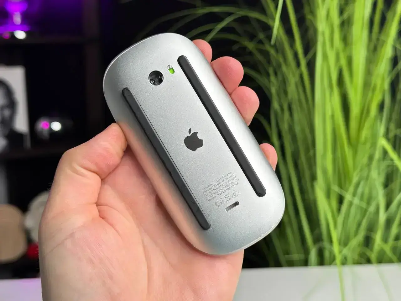 Б/У Apple Magic Mouse 2 (MLA02) - Состояние: хорошее | Комплектация: мышка | Гарантия: 1 мес.