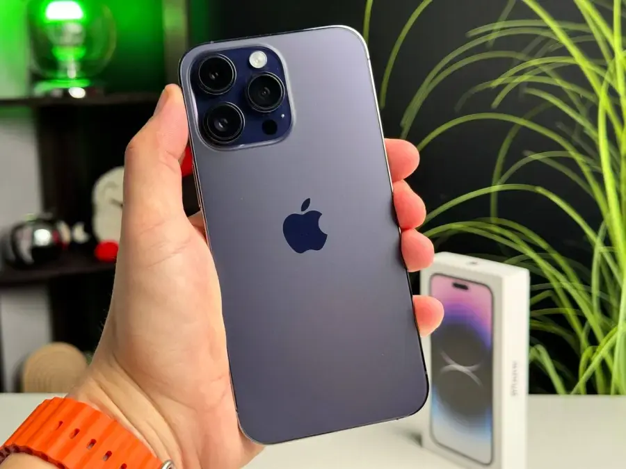ВЖИВАНИЙ Apple iPhone 14 Pro Max 256GB Deep Purple (MQ9X3) - Стан: гарний | Акумулятор: 93% | Комплектація: повний | Гарантія: 1 міс.