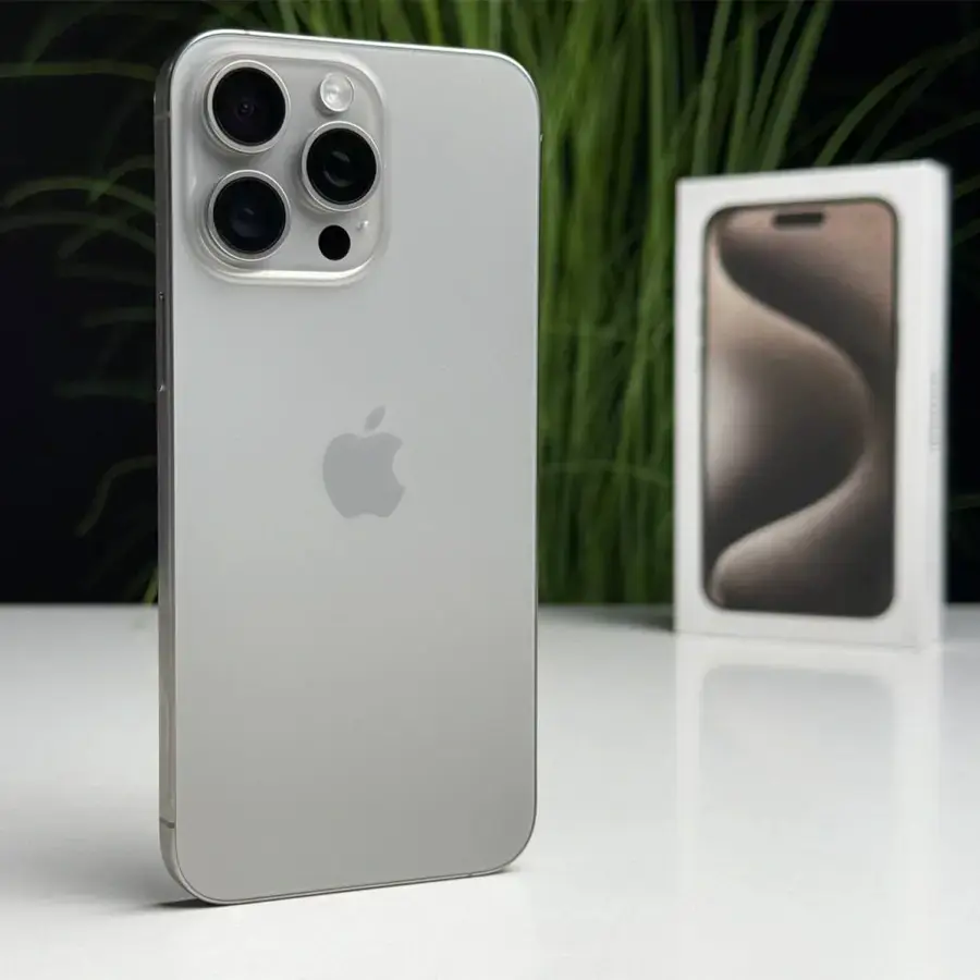 ВЖИВАНИЙ Apple iPhone 15 Pro Max 256GB Natural Titanium (MU793) - Стан: гарний | Акумулятор: 87% | Комплектація: повний | Гарантія: 1 міс.