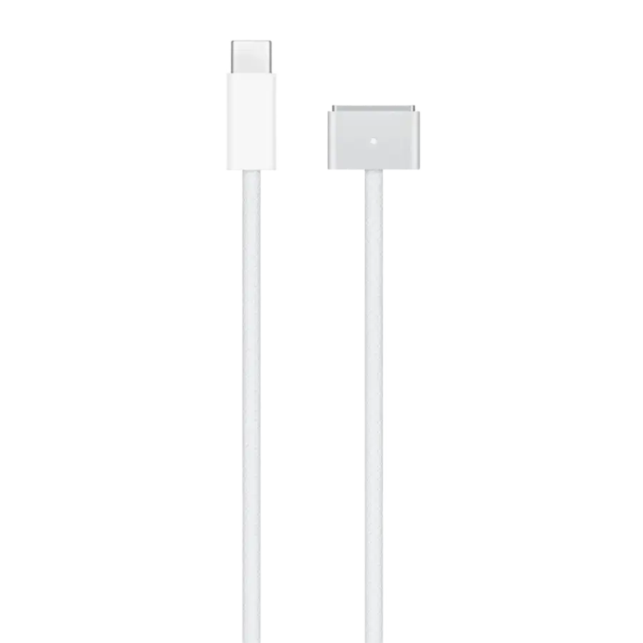 ВЖИВАНИЙ Магнітний кабель Apple USB-C to MagSafe 3 Cable 2 m - Silver (MW613, MLYV3)