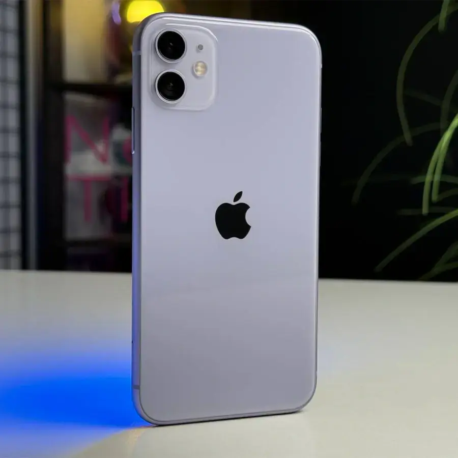 Б/У Apple iPhone 11 128GB Purple (MHD23, MHDM3) Slim Box - Состояние: хороший (мелкие царапины на стекле) | Аккумулятор: 100% | Комплектация: iPhone, кабель | Гарантія: 1 мес.