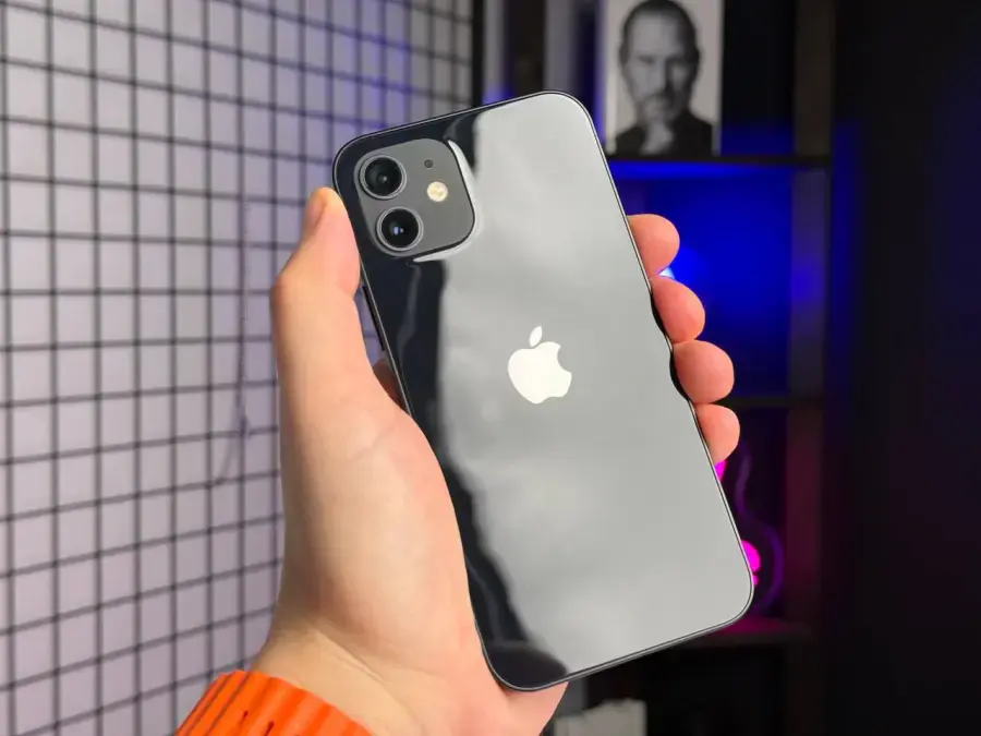 Б/У Apple iPhone 12 64GB Black (MGH63, MGJ53) - Состояние: хороший (менялся дисплей, оригинал) | Аккумулятор: 100% | Комплектация: iPhone, кабель | Гарантія: 1 мес.