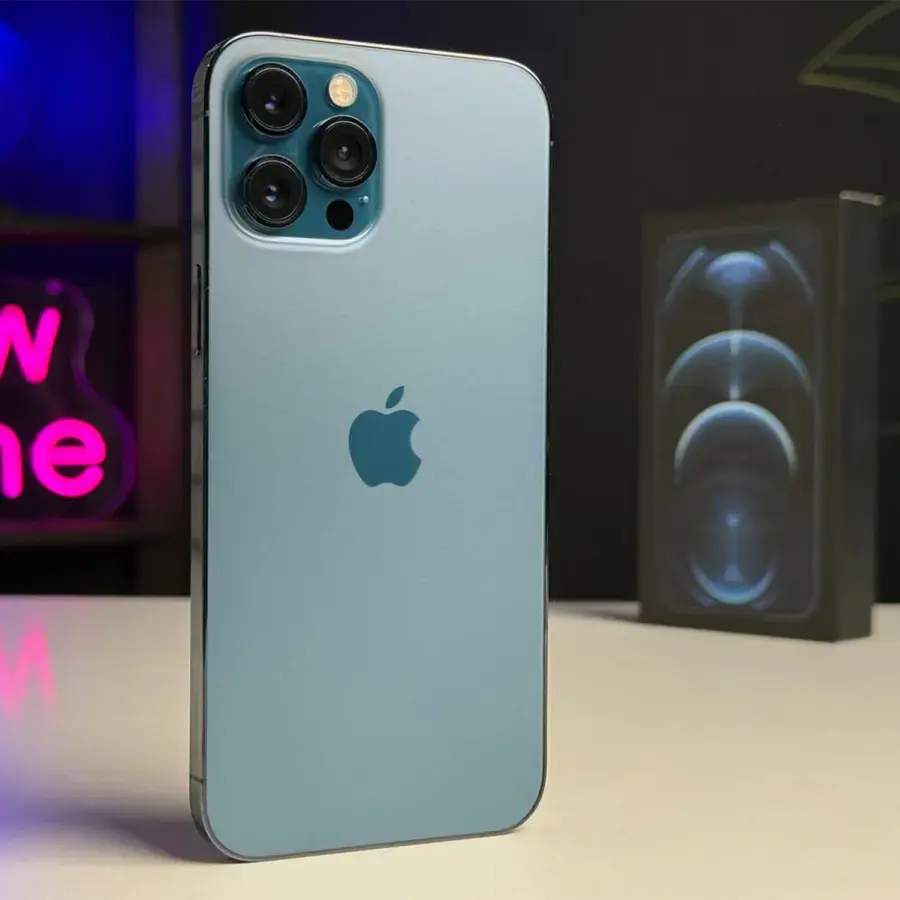 ВЖИВАНИЙ Apple iPhone 12 Pro Max 256GB Pacific Blue (MGCN3, MGDF3) - Стан: гарний (мілкі подряпини на склі) | Акумулятор: 100% | Комплектація: повний | Гарантія: 1 міс.