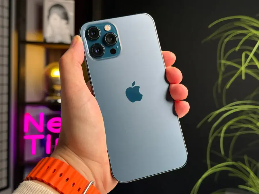 ВЖИВАНИЙ Apple iPhone 12 Pro Max 512GB Pacific Blue (MGCT3, MGDL3) - Стан: гарний | Акумулятор: 100% | Комплектація: повний | Гарантія: 1 міс.