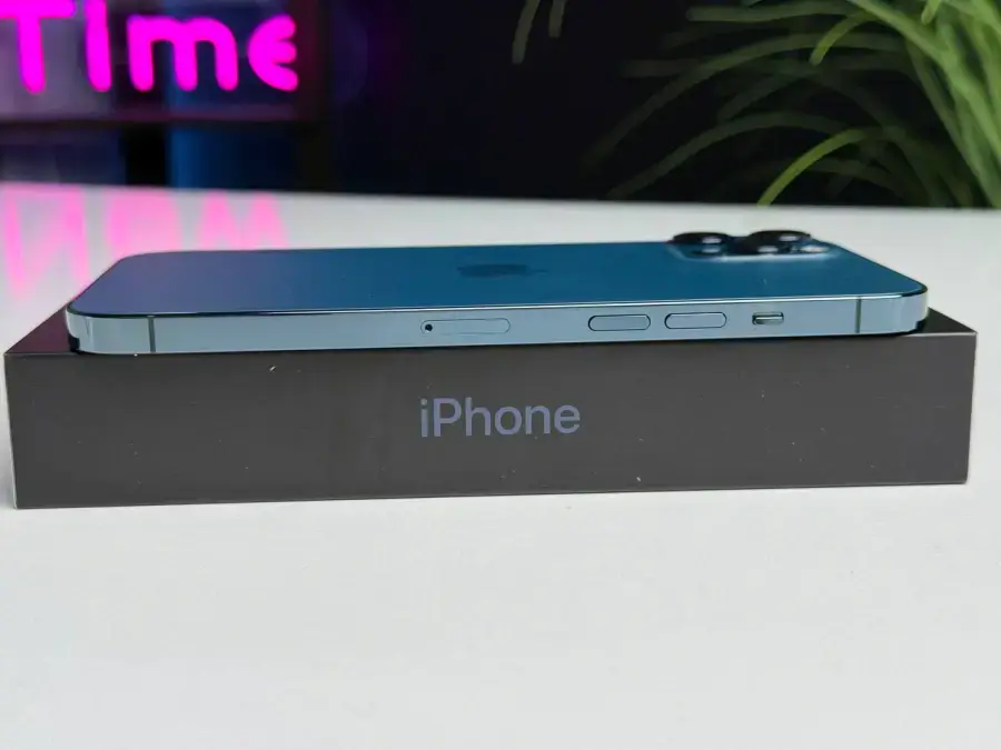 ВЖИВАНИЙ Apple iPhone 12 Pro Max 512GB Pacific Blue (MGCT3, MGDL3) - Стан: гарний | Акумулятор: 100% | Комплектація: повний | Гарантія: 1 міс.