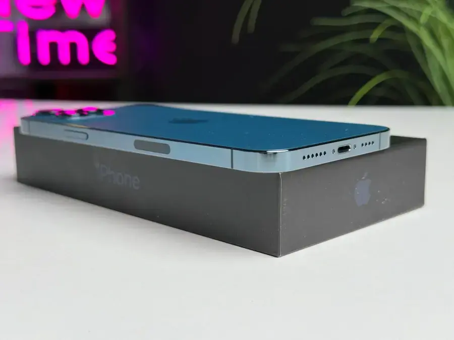 ВЖИВАНИЙ Apple iPhone 12 Pro Max 512GB Pacific Blue (MGCT3, MGDL3) - Стан: гарний | Акумулятор: 100% | Комплектація: повний | Гарантія: 1 міс.