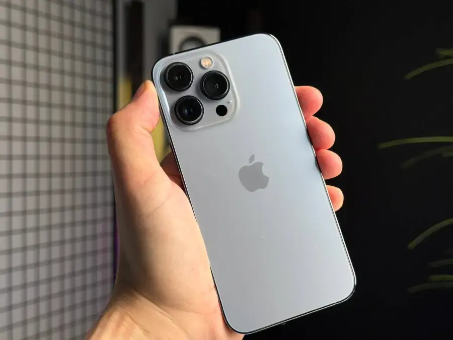 ВЖИВАНИЙ Apple iPhone 13 Pro 128GB Sierra Blue (MLTT3, MLVD3) - Стан: гарний | Акумулятор: 100% | Комплектація: повний | Гарантія: 3 міс.