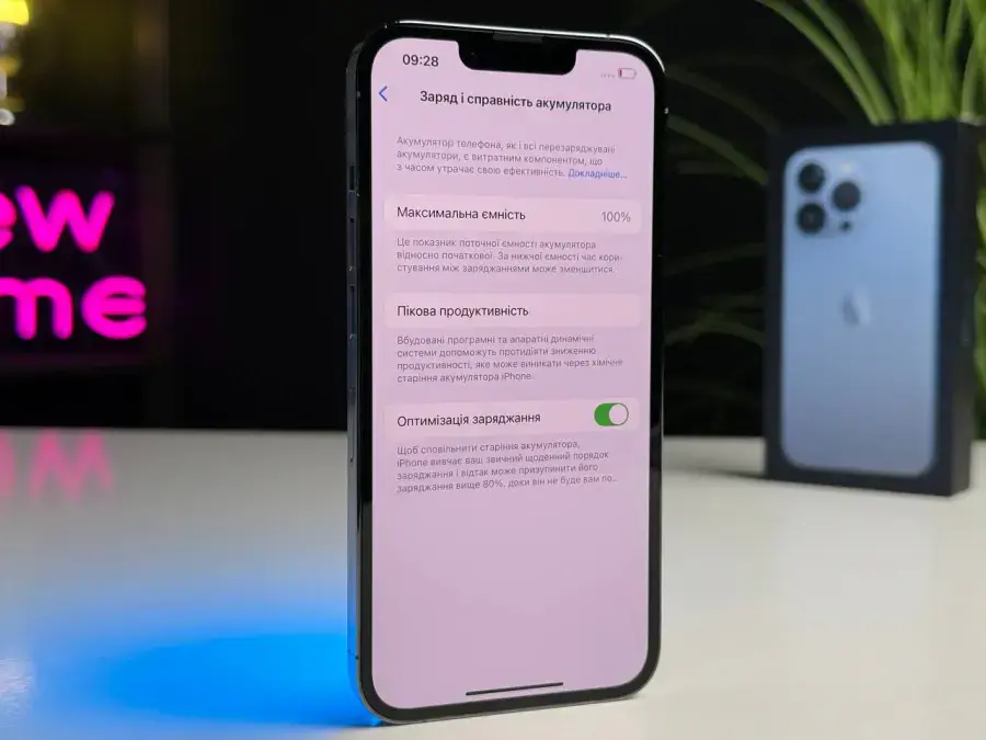 ВЖИВАНИЙ Apple iPhone 13 Pro 128GB Sierra Blue (MLTT3, MLVD3) - Стан: гарний | Акумулятор: 100% | Комплектація: повний | Гарантія: 3 міс.