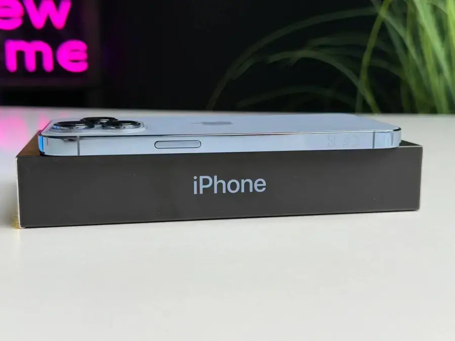 ВЖИВАНИЙ Apple iPhone 13 Pro 128GB Sierra Blue (MLTT3, MLVD3) - Стан: гарний | Акумулятор: 100% | Комплектація: повний | Гарантія: 3 міс.