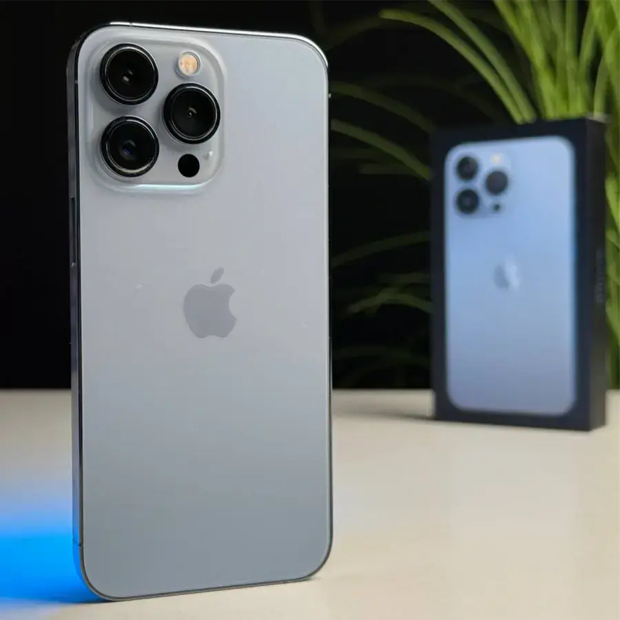 ВЖИВАНИЙ Apple iPhone 13 Pro 128GB Sierra Blue (MLTT3, MLVD3) - Стан: гарний | Акумулятор: 100% | Комплектація: повний | Гарантія: 3 міс.