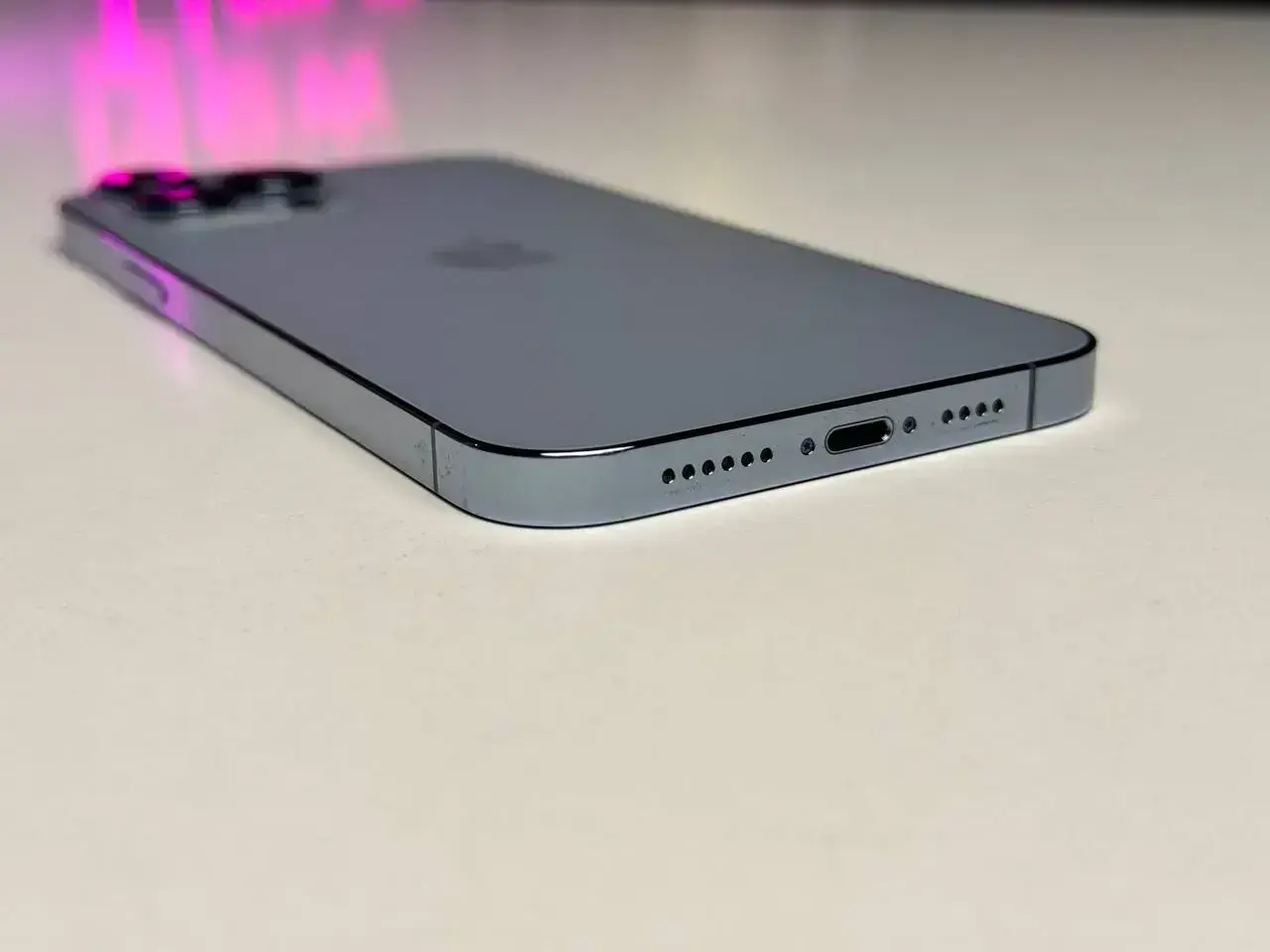 Б/У Apple iPhone 13 Pro Max 128GB Sierra Blue (MLKP3, MLL93) - Состояние: хороший (мелкие царапины на стекле) | Аккумулятор: 86% | Комплектация: iPhone | Гарантія: 3 мес.