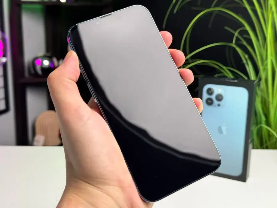 ВЖИВАНИЙ Apple iPhone 13 Pro Max 128GB Sierra Blue (MLKP3, MLL93) - Стан: гарний | Акумулятор: 100% | Комплектація: повний | Гарантія: 1 міс.