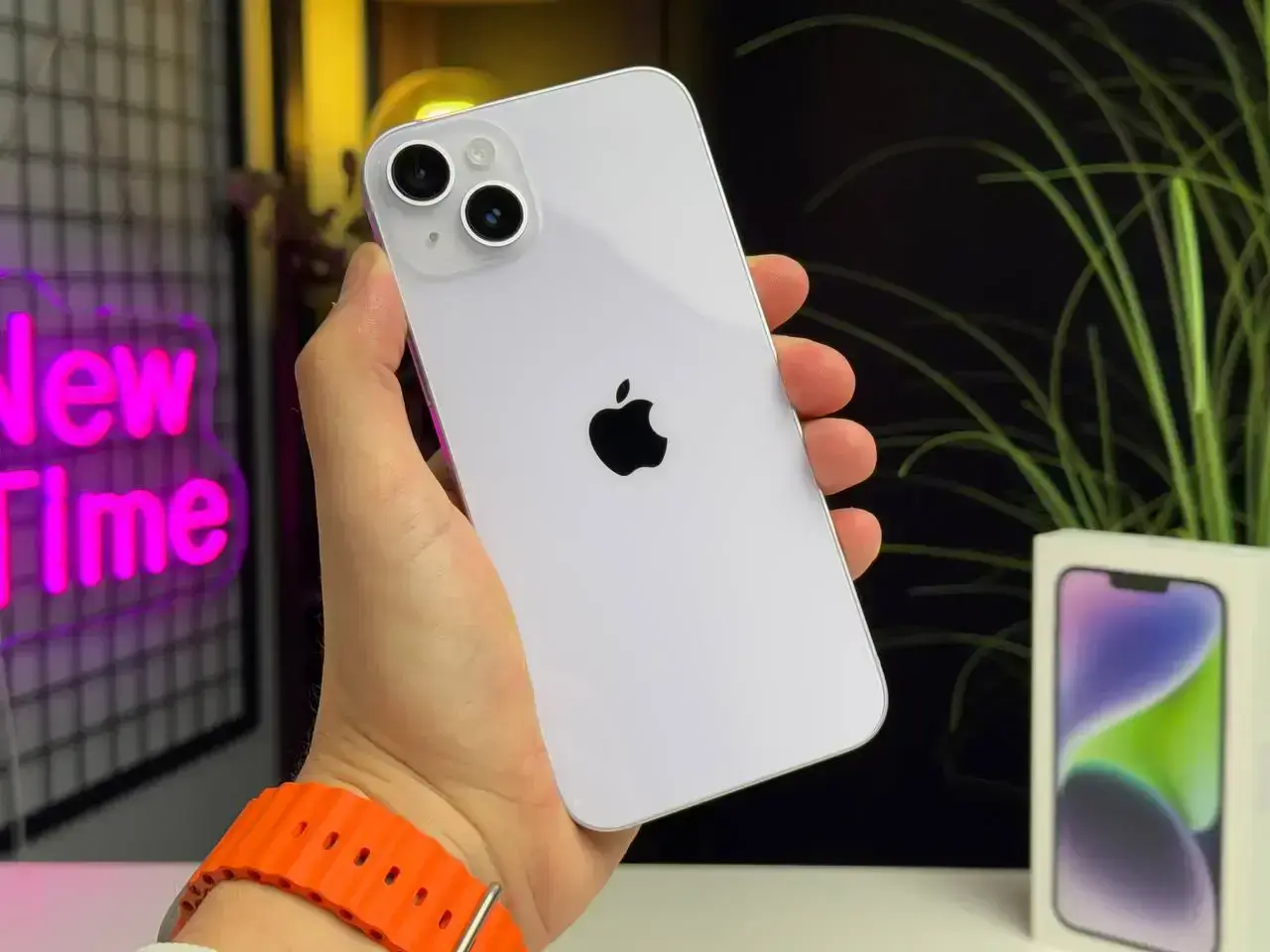 Б/У Apple iPhone 14 Plus 256GB Purple eSim (MQ403) - Состояние: идеальный | Аккумулятор: 89% | Комплектация: полный | Гарантія: 1 мес.