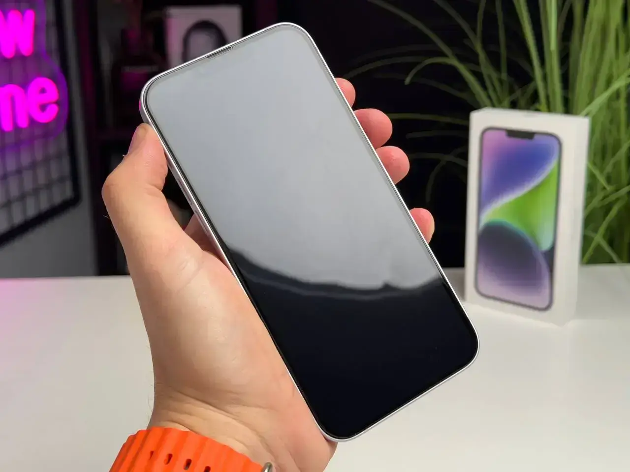 Б/У Apple iPhone 14 Plus 256GB Purple eSim (MQ403) - Состояние: идеальный | Аккумулятор: 89% | Комплектация: полный | Гарантія: 1 мес.
