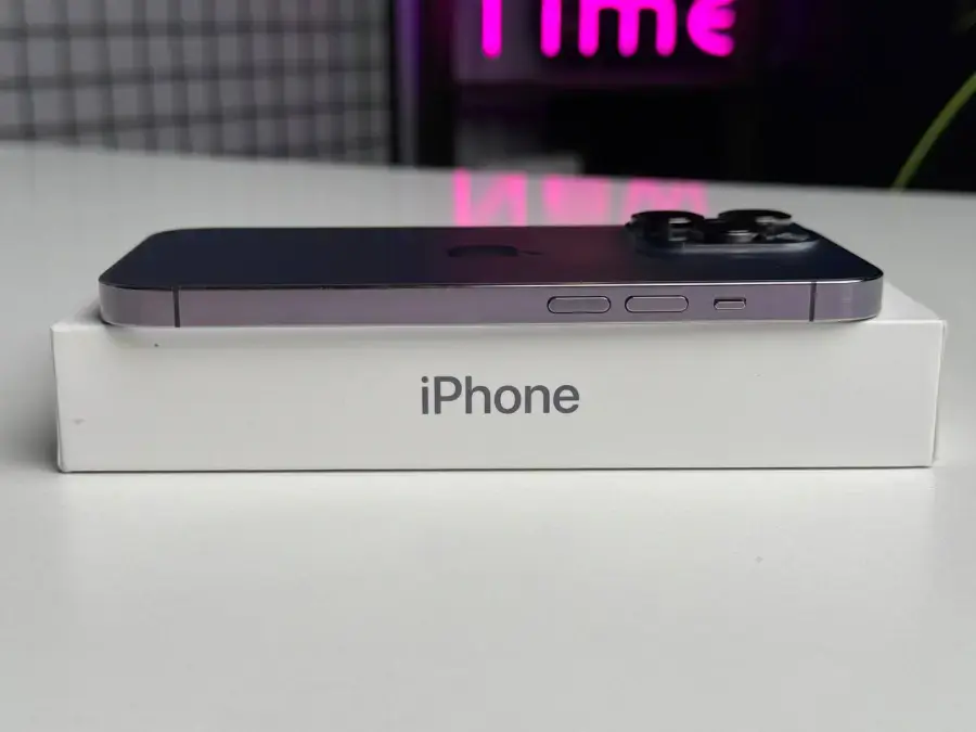 ВЖИВАНИЙ Apple iPhone 14 Pro 1TB Deep Purple eSim (MQ303) - Стан: гарний | Акумулятор: 100% | Комплектація: повний | Гарантія: 1 міс.