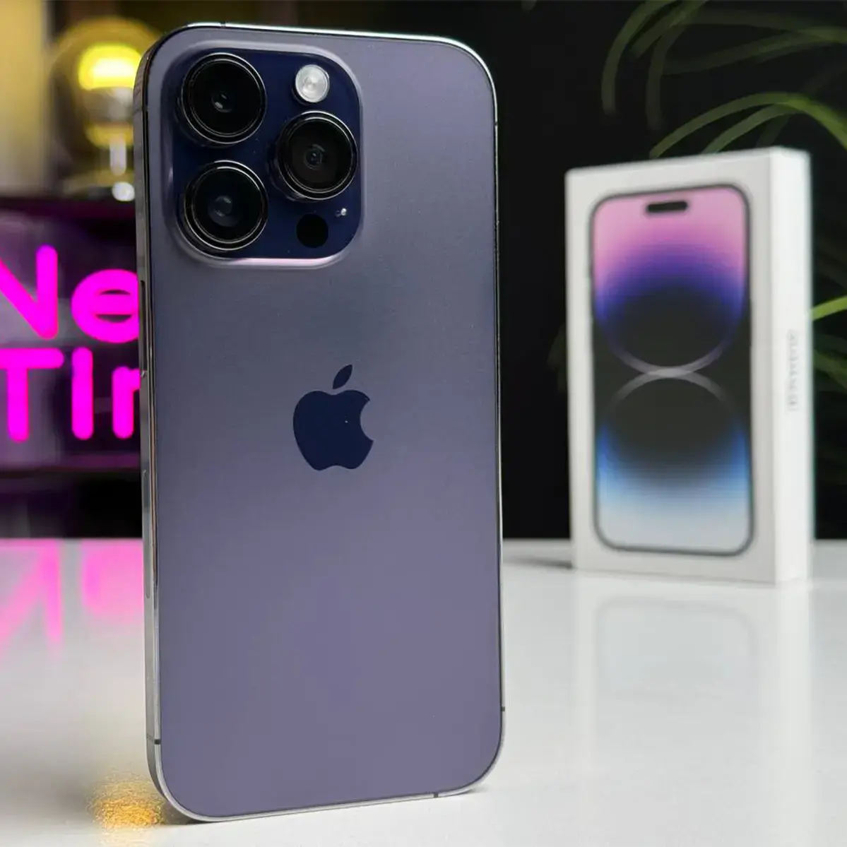 ВЖИВАНИЙ Apple iPhone 14 Pro 1TB Deep Purple eSim (MQ303) - Стан: гарний | Акумулятор: 100% | Комплектація: повний | Гарантія: 1 міс.
