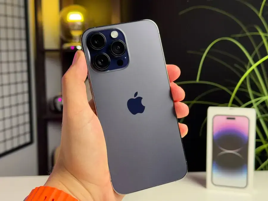 ВЖИВАНИЙ Apple iPhone 14 Pro Max 128GB Deep Purple eSim (MQ8R3) - Стан: задовільний | Акумулятор: 87% | Комплектація: повний | Гарантія: 1 міс.