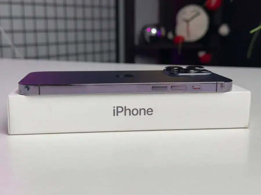 ВЖИВАНИЙ Apple iPhone 14 Pro Max 128GB Deep Purple eSim (MQ8R3) - Стан: задовільний | Акумулятор: 87% | Комплектація: повний | Гарантія: 1 міс.