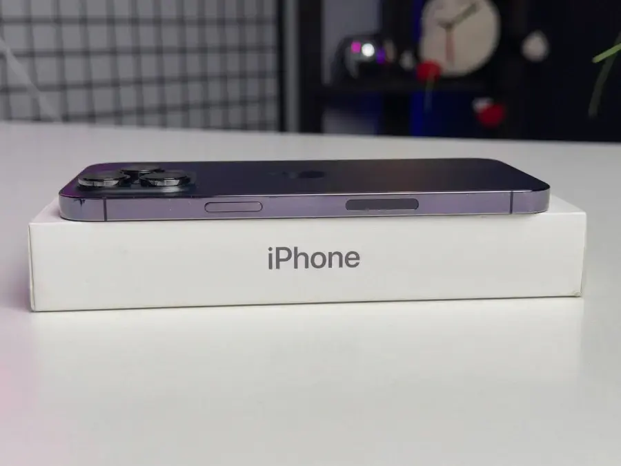 ВЖИВАНИЙ Apple iPhone 14 Pro Max 128GB Deep Purple eSim (MQ8R3) - Стан: задовільний | Акумулятор: 87% | Комплектація: повний | Гарантія: 1 міс.