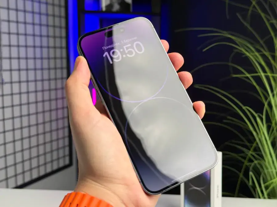 ВЖИВАНИЙ Apple iPhone 14 Pro Max 128GB Deep Purple (MQ9T3) - Стан: гарний | Акумулятор: 85% | Комплектація: повний | Гарантія: 1 міс.