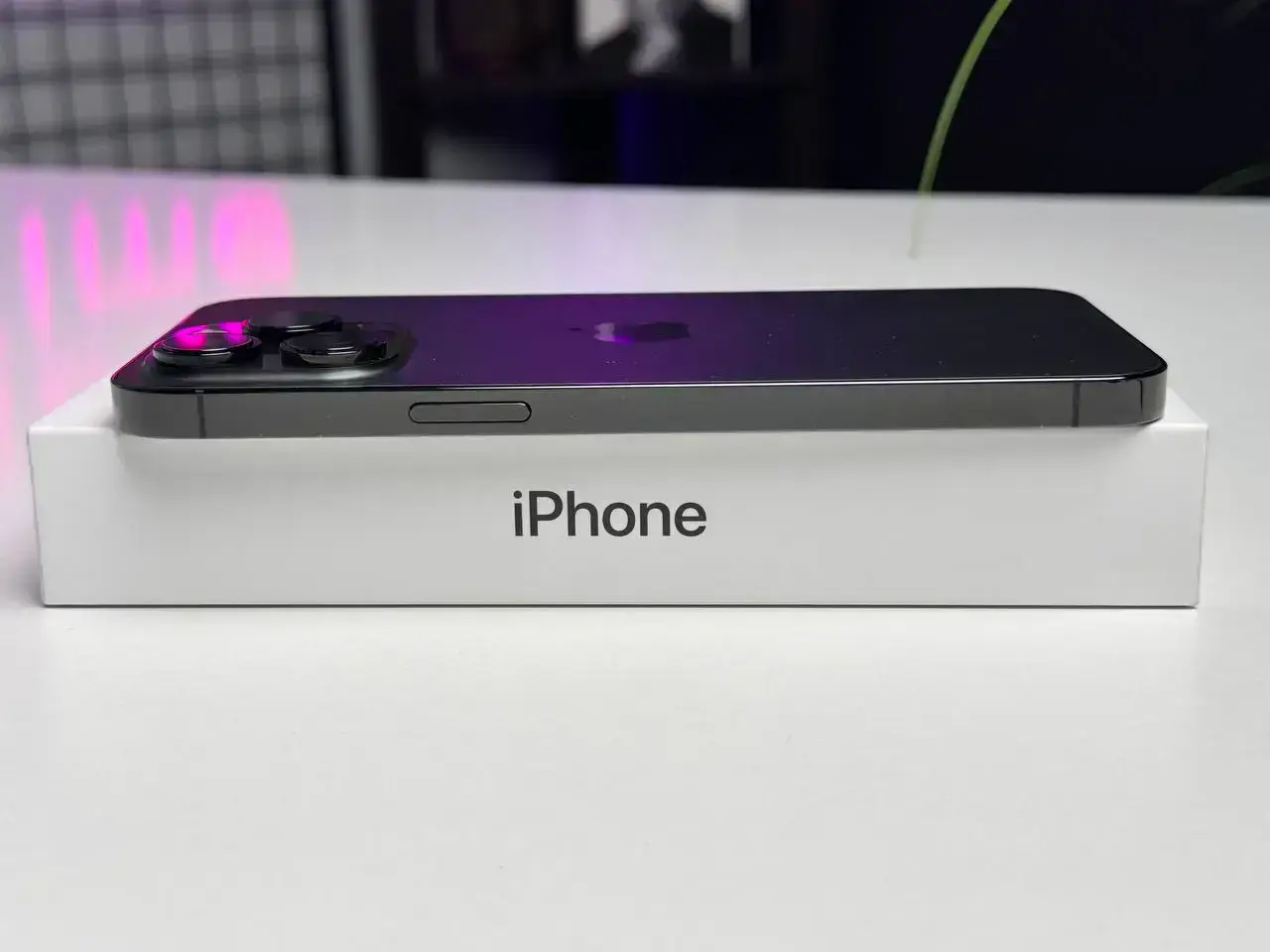 Б/У Apple iPhone 14 Pro Max 128GB Space Black (MQ9P3) - Состояние: идеальный | Аккумулятор: 85% | Комплектация: полный | Гарантія: 1 мес.