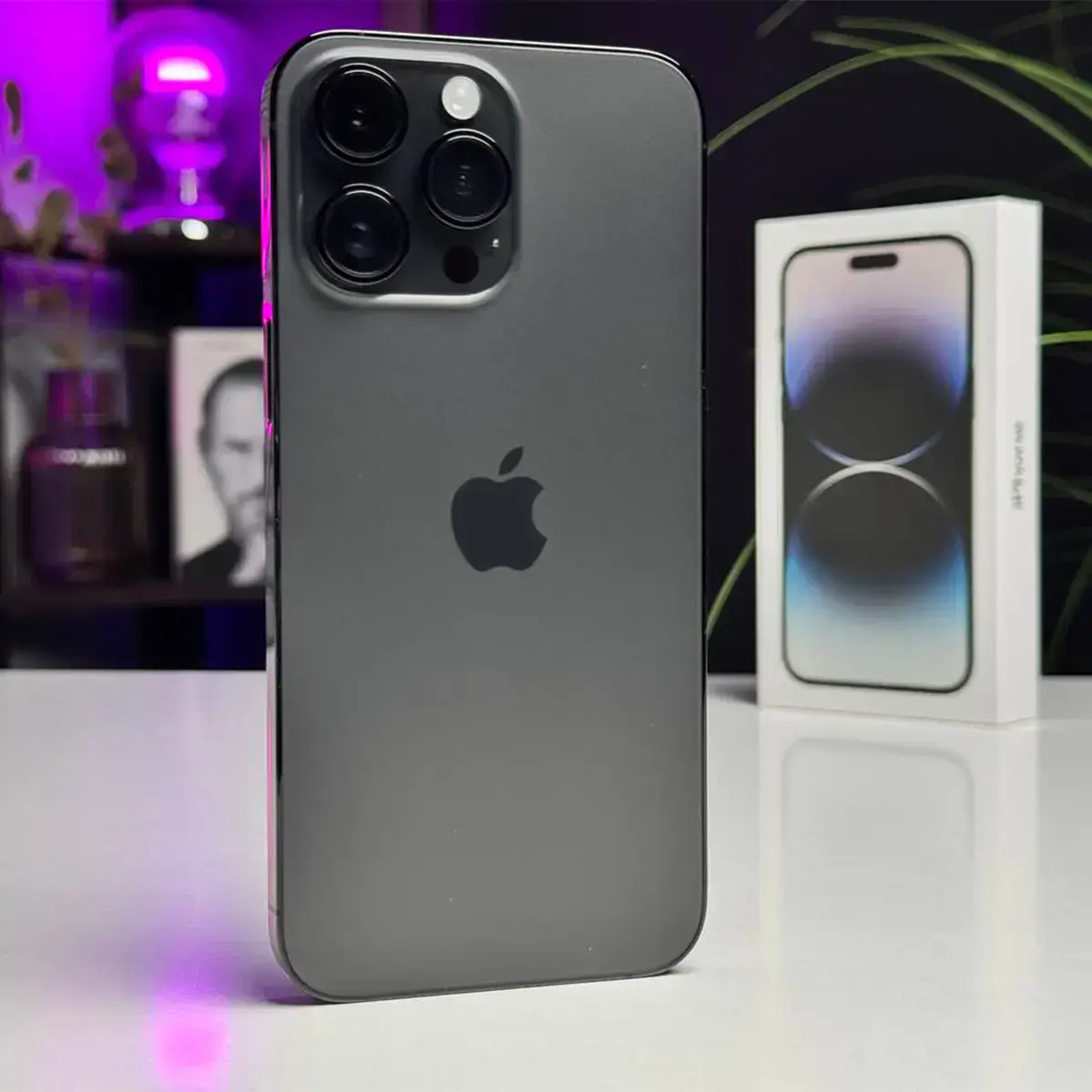 Б/У Apple iPhone 14 Pro Max 128GB Space Black (MQ9P3) - Состояние: идеальный | Аккумулятор: 85% | Комплектация: полный | Гарантія: 1 мес.