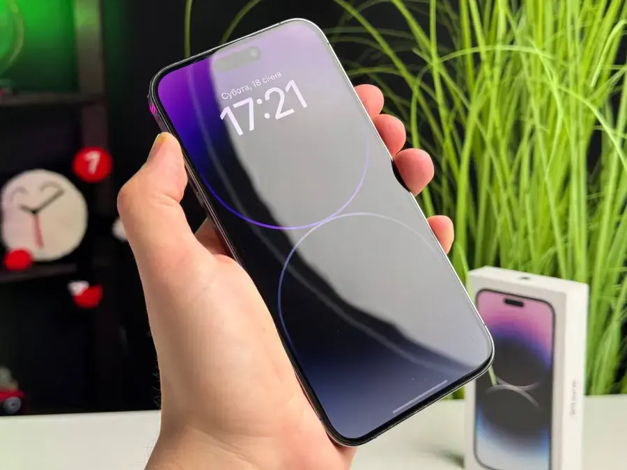 ВЖИВАНИЙ Apple iPhone 14 Pro Max 256GB Deep Purple (MQ9X3) - Стан: гарний | Акумулятор: 87% | Комплектація: повний | Гарантія: 1 міс.