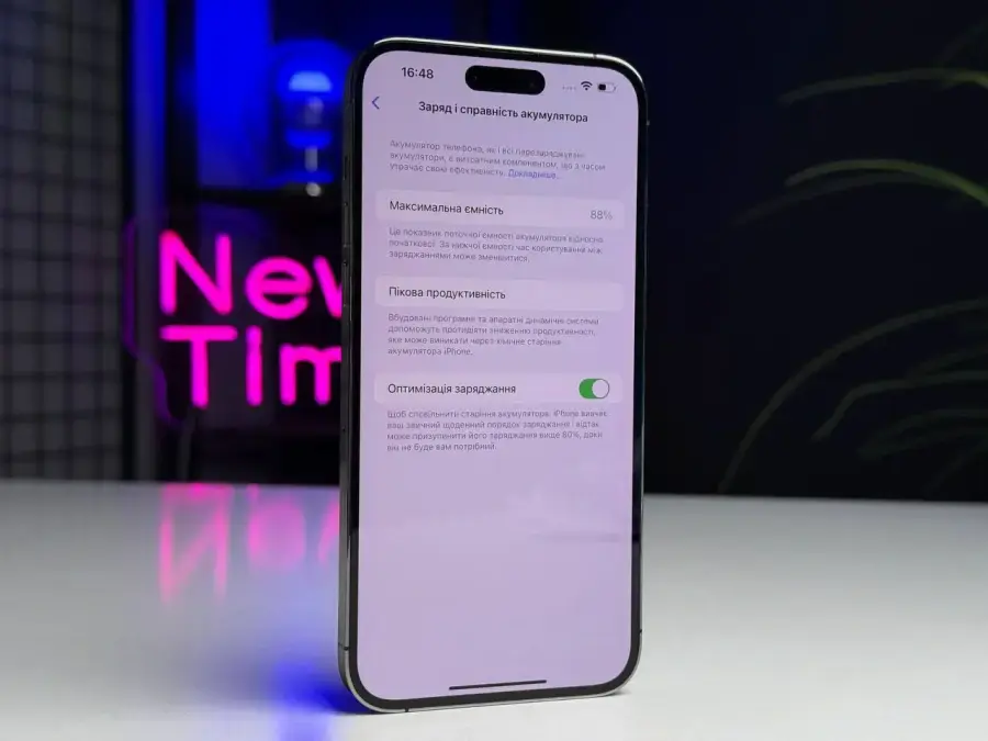 ВЖИВАНИЙ Apple iPhone 14 Pro Max 256GB Deep Purple (MQ9X3) - Стан: гарний | Стан акумулятора: 88% | Комплектація: повний | Гарантія: 1 міс.