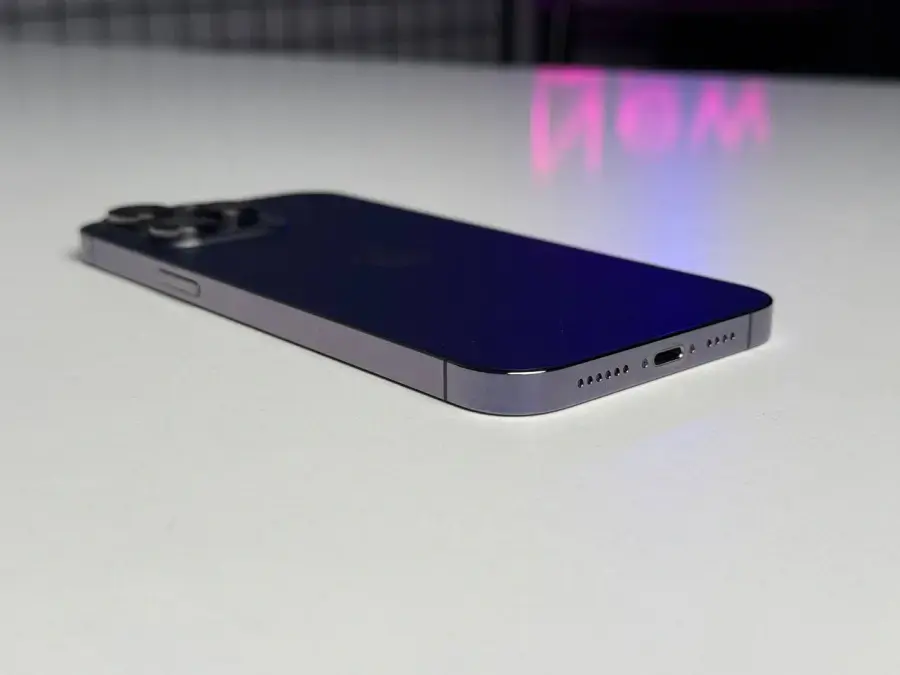 ВЖИВАНИЙ Apple iPhone 14 Pro Max 256GB Deep Purple (MQ9X3) - Стан: гарний | Стан акумулятора: 88% | Комплектація: повний | Гарантія: 1 міс.