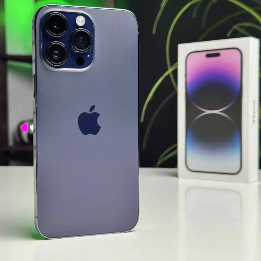 ВЖИВАНИЙ Apple iPhone 14 Pro Max 256GB Deep Purple (MQ9X3) - Стан: ідеальний | Акумулятор: 86% | Комплектація: повний | Гарантія: 1 міс.