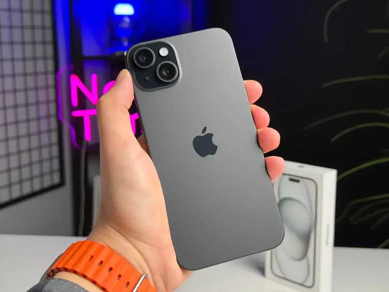 ВЖИВАНИЙ Apple iPhone 15 Plus 128GB Black (MU0Y3) - Стан: гарний | Акумулятор: 92% | Комплектація: повний | Гарантія: 1 міс.