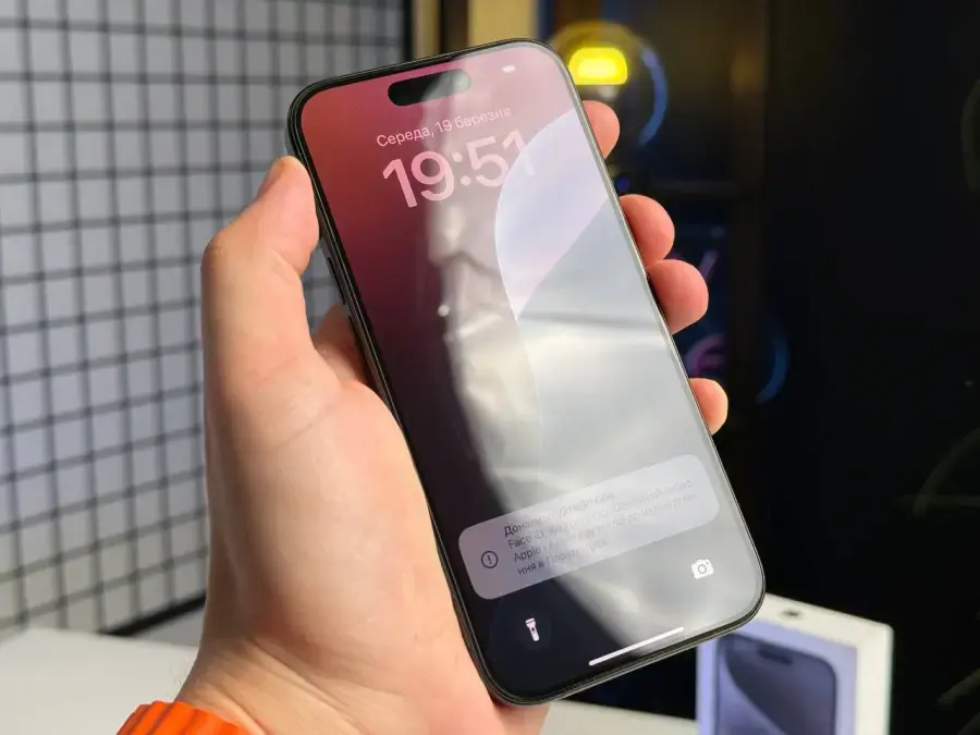 ВЖИВАНИЙ Apple iPhone 15 Pro 128GB Black Titanium eSim (MTQM3) - Стан: гарний | Акумулятор: 91% | Комплектація: повний | Гарантія: 1 міс.