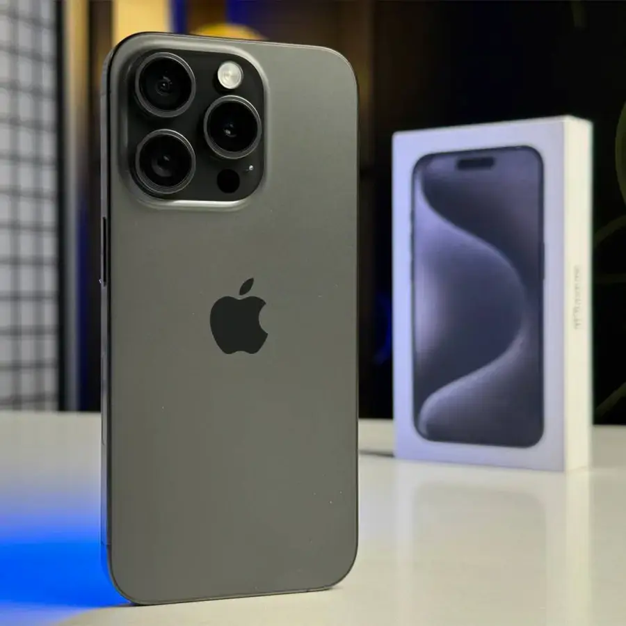 ВЖИВАНИЙ Apple iPhone 15 Pro 128GB Black Titanium eSim (MTQM3) - Стан: гарний | Акумулятор: 91% | Комплектація: повний | Гарантія: 1 міс.