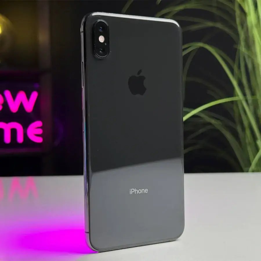 Б/У Apple iPhone XS Max 256GB Space Gray (MT682) - Состояние: хороший | Аккумулятор: 100% | Комплектация: iPhone, кабель | Гарантія: 1 мес.