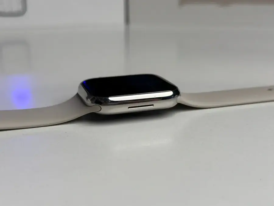 ВЖИВАНИЙ Apple Watch Series 7 GPS + Cellular 45mm Space Black Titanium with Graphite Milanese Loop (ML8V3, ML773) - Стан: гарний (є сліди використання) | Акумулятор: 80% | Комплектація: повний | Гарантія: 1 міс.